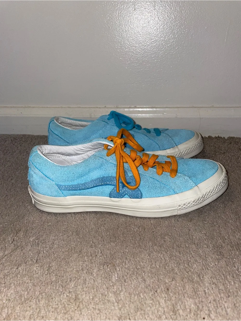CLEAN Converse One Star x Golf le Fleur “Bachelor Blue” | Mens 7 / Womens 9
